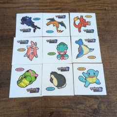 ポケモンパンシール 9枚セット まとめ売りのサムネイル