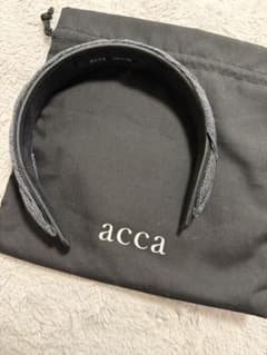 【新品未使用】acca カチューシャ ブラックのサムネイル