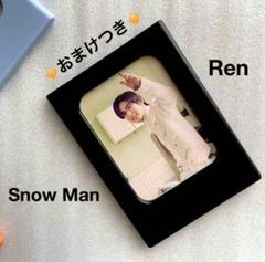 目黒蓮 Snow Man マグネットフレーム付きチェキ風カード おまけ