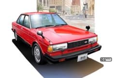 【額入り2Lイラスト】NISSAN BLUEBIRD 910 1979のサムネイル