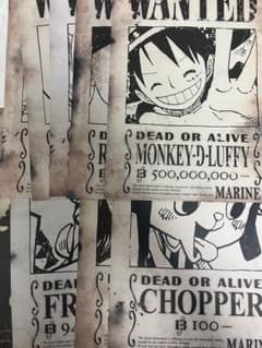 ワンピース ONE PIECE 手配書 A4ポスター