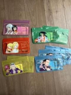 ONE PIECE Ghana コラボ ジッパーバッグ 9枚セットのサムネイル