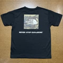 THE NORTH FACE　カモフラ　スクエアロゴ　Tシャツ　ブラックのサムネイル