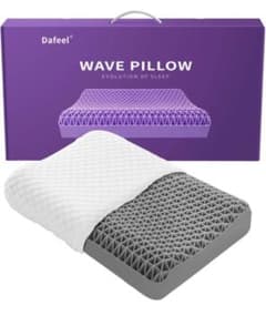 Dafeelジェルピロー枕 【波枕】【通気性】【寝返り】丸洗いOKのサムネイル