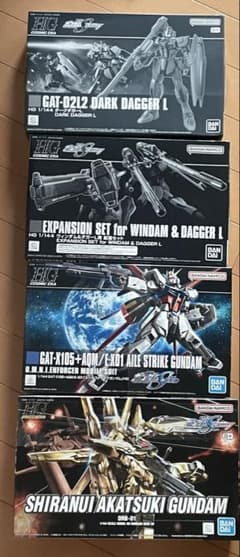 HG ガンダムSEED 4点セット　メルカリ市期間限定送料込！ HG SEED系ガンプラ 4点セット - メルカリ