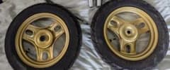 AF34、AE27 ディオ タイヤ付きホイール前後 - メルカリ