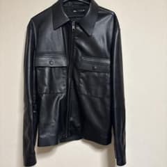 ZARA フェイクレザー シングルライダース ジャケットのサムネイル