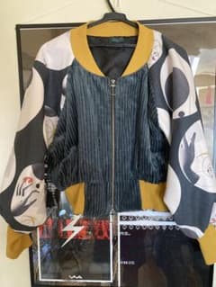 ペイデフェショート丈 ボンバージャケット コーデュロイ切替 - メルカリ