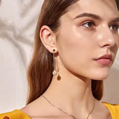 レディース　　ゴールド　ロング　ピアスのサムネイル