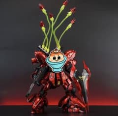 1/144　沙扎比　メカニカルコアメッキ　ファンネルエフェクトとロングライフル付 1/144 沙扎比 メカニカルコアメッキ ファンネルエフェクトとロング