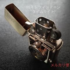 Zippo タイムライト　日本製ムーブメント　TIME LIGHT　シルバーのサムネイル