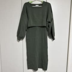 2wayセットニットワンピースのサムネイル