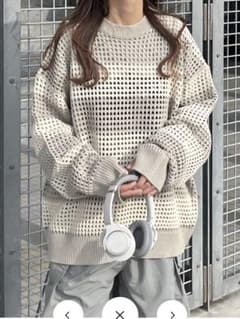 【youll】mesh border knit