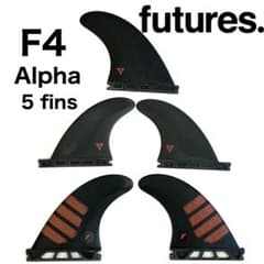 Futuresフィン F4 ALPHA 5フィンquad トライ - メルカリ