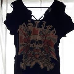 Dig Deep 肩あきスカルTのサムネイル