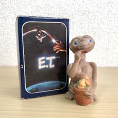 80年代 E.T. イーティー AVON フィギュア 陶器 ビンテージ 外箱付