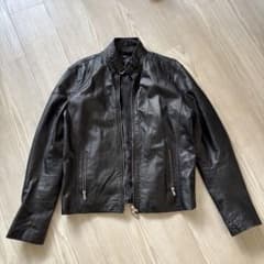 極美品】本場イタリア製 フィレンツェ購入 ラムレザー シングル