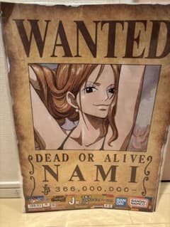 ONE PIECE ナミ 手配書 GIANTポスター J賞 - メルカリ