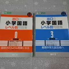 出口の小学国語　レベル別問題集2冊のサムネイル