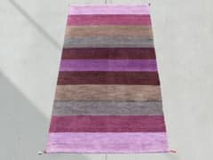 162×93cm ギャッベ 手織り 民族ギャッベ アクセントラグ ペルシャ絨毯