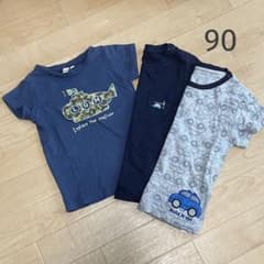ラーゴム&ユニクロ 半袖Tシャツ3枚セットのサムネイル