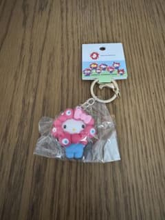 【新品】ミャクミャクなりきり立体マスコットキーホルダー ハローキティのサムネイル