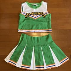 チアリーダーのコスプレ緑フリーサイズのサムネイル