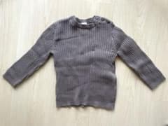新品未使用【H&M】グレージュニット長袖 ベビー 12-18month 90cmのサムネイル
