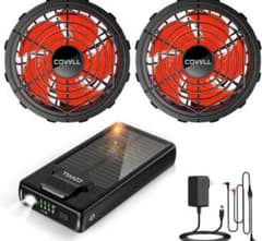 28V 高出力 30000mAh 大容量 ファン バッテリーセット - メルカリ