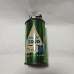 明治ソーダ缶ライター　昭和レトロのサムネイル