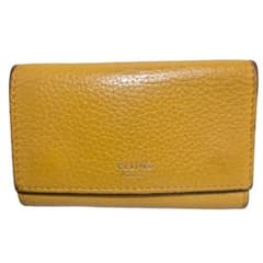 CELINE セリーヌ/6連キーケース/バイカラー/イエロー×グレージュのサムネイル