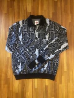 DANJI JAPAN パイソン柄 ポロニットのサムネイル