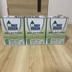 MOLY GREEN SELECTION 0W-20 エンジンオイル3缶12L MOLY GREEN SELECTION 0W-20 エンジンオイル3缶12L - メルカリ