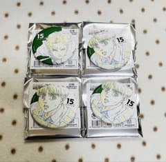 MAPPA 15th EXPO 한정 원화 선화 캔 배지 리바이 아르민