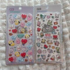 BT21 プチドロップステッカー 2種セットのサムネイル