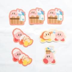 星のカービィキャンペーン ナムコ ぷぷぷの湯 ステッカー お風呂 シール