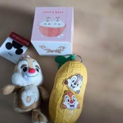 칩 & 데일 데일 인형과 땅콩 형 파우치 메모장