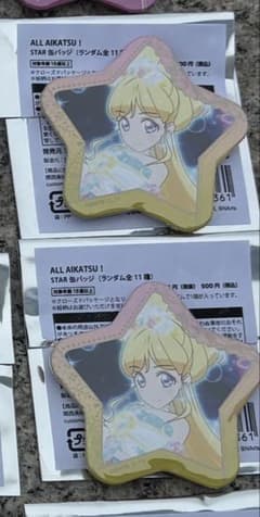 아이카츠 ALL AIKATSU! STAR 캔 배지 신죠 카렌