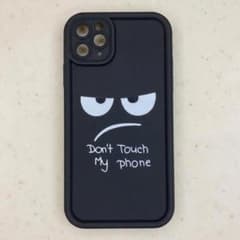 iPhone用ケース ブラック Don't Touch My phoneのサムネイル