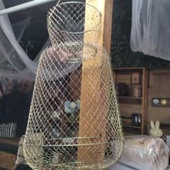 ​折りたたみワイヤービク スカリ魚籠 網 釣り具 川釣り 海釣り 伸縮コンパクト