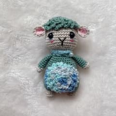 ハンドメイド あみぐるみ ひつじ1体セットのサムネイル