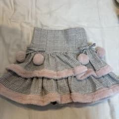 pium ファー付きティアードミニスカート - メルカリ