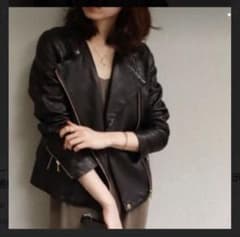 極美品✨サイズ36 noble 定価64900円 ソフトラム レザー ジャケットのサムネイル
