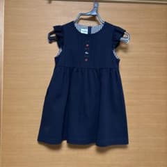 ネイビー ノースリーブワンピースのサムネイル