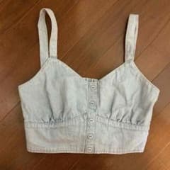 NICECLAP デニムベアトップのサムネイル