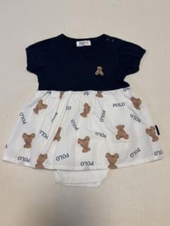 POLO Baby ワンピース 70 テディベア柄のサムネイル
