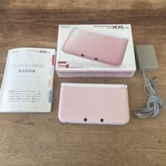 [카세트 포함] 닌텐도 3DS LL 핑크 × 화이트