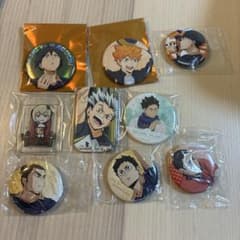 ハイキュー 缶バッチ　9点セット