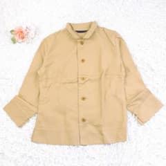 美品◎R by 45rpm コットンマオカラーラグランジャケット ベージュ 