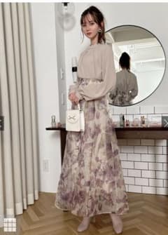 グレイル　花柄オーガンジースカートのサムネイル
